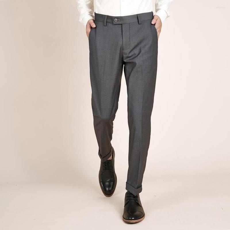 Men' Suits Spring Summer Mens Casual Suit Pants Pencil Slim Fit Trousers Thin Business Pant Male 5 Colors A4, Spring gray
Men' Suits Spring Summer Mens Casual Suit Pants Pencil Slim Fit Trousers Thin Business Pant Male 5 Colors A4, Spring gray
