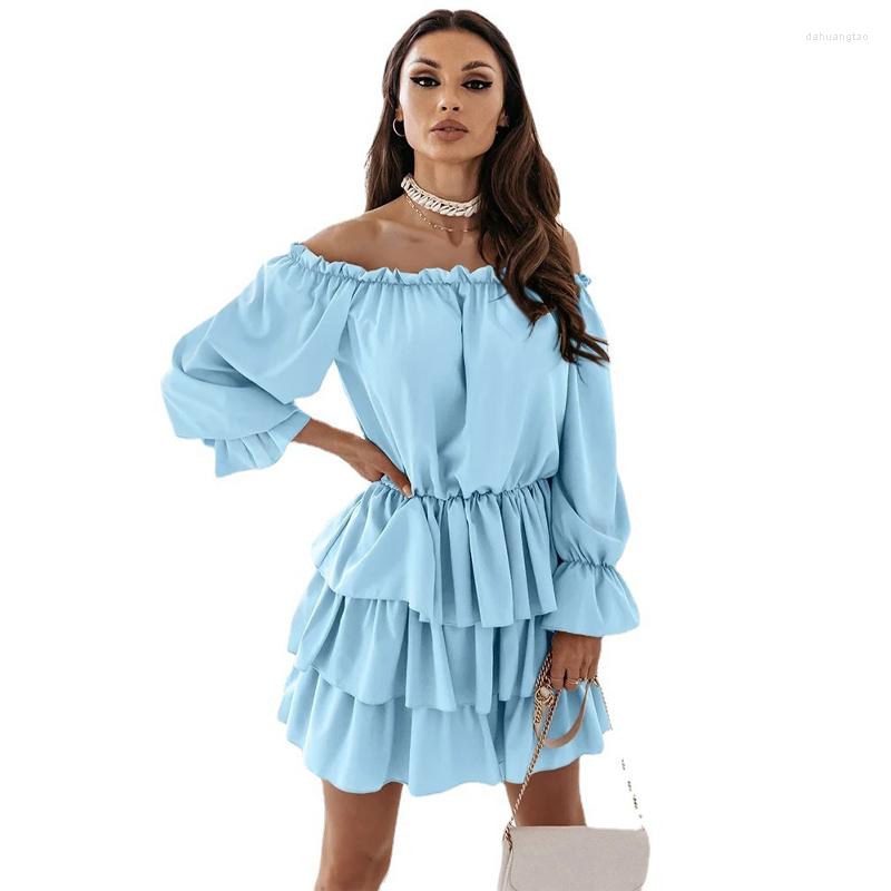 Casual Dresses Fashion Blue Slash Neck Mini Dress Women Nice Autumn Sexy Off-Shoulder Ruffle Stitching Woman Elegant Party, Pink
Casual Dresses Fashion Blue Slash Neck Mini Dress Women Nice Autumn Sexy Off-Shoulder Ruffle Stitching Woman Elegant Party, Pink