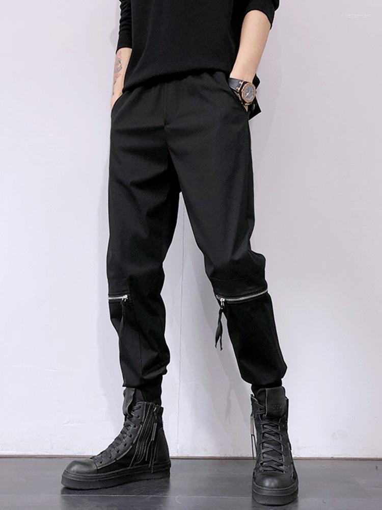 Men' Pants Fashion Black Spring Trend Functional Zipper Foot Loose Harem Men' Tide Brand Casual Overalls Trousers
Men' Pants Fashion Black Spring Trend Functional Zipper Foot Loose Harem Men' Tide Brand Casual Overalls Trousers