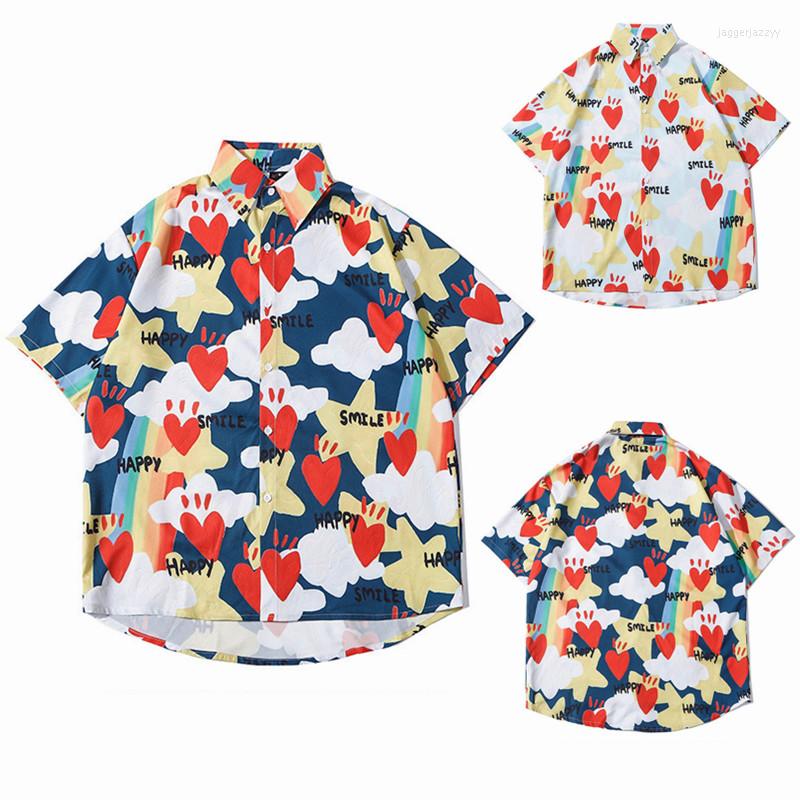Men's Casual Shirts Summer Japanese Men's Geometric Print Short-sleeved Shirt Unisex Young Style Daily Wear Loose Top With Square Neck, White
Men's Casual Shirts Summer Japanese Men's Geometric Print Short-sleeved Shirt Unisex Young Style Daily Wear Loose Top With Square Neck, White