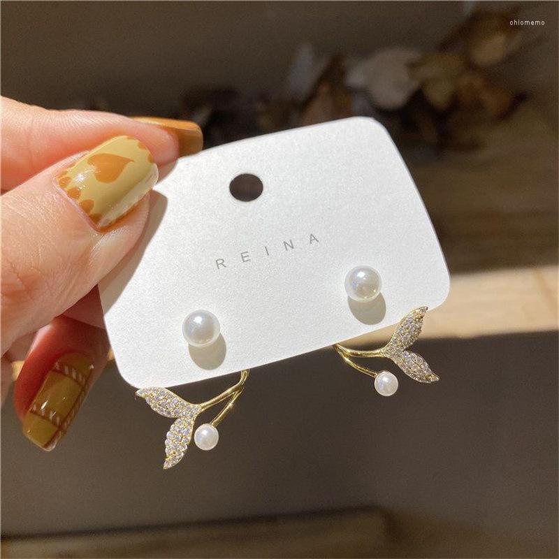 Stud Earrings Korean Style Imitation Pearl Fishtail For Women Fashion Crystal Heart Butterfly Elegant Jewelry Gifts
Stud Earrings Korean Style Imitation Pearl Fishtail For Women Fashion Crystal Heart Butterfly Elegant Jewelry Gifts