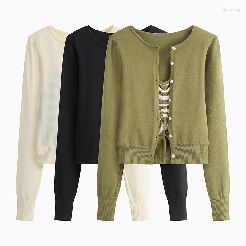Women's T Shirts Striped Drawstring Camisole Long-sleeved Knit Cardigan Two-piece Women's Spring And Autumn Casual Short Sweater Suits, Beige
Women's T Shirts Striped Drawstring Camisole Long-sleeved Knit Cardigan Two-piece Women's Spring And Autumn Casual Short Sweater Suits, Beige