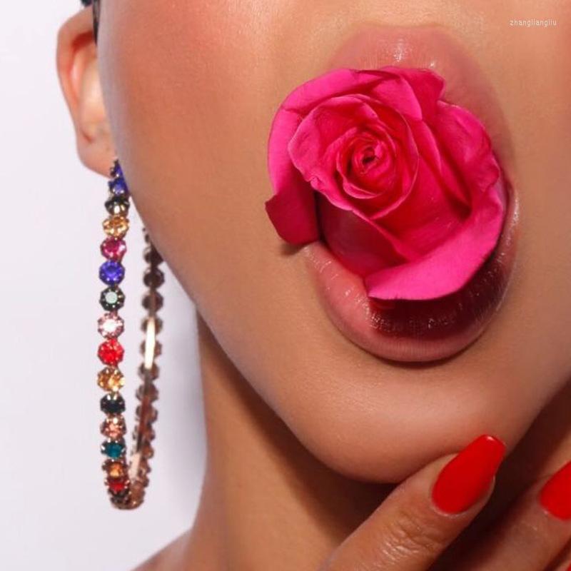 Hoop Earrings Multicolor RhinestoneEarrings Fashion Retro Female Personality Party Jewelry
Hoop Earrings Multicolor RhinestoneEarrings Fashion Retro Female Personality Party Jewelry