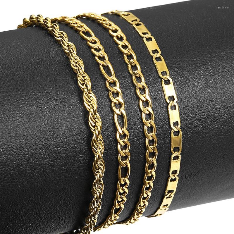 Anklets 4Pcs/Lot Rope Figaro Curb Link Chain For Women Bracelet On The Leg Foot Female Beach Accessories 2022 Jewelry
Anklets 4Pcs/Lot Rope Figaro Curb Link Chain For Women Bracelet On The Leg Foot Female Beach Accessories 2022 Jewelry
