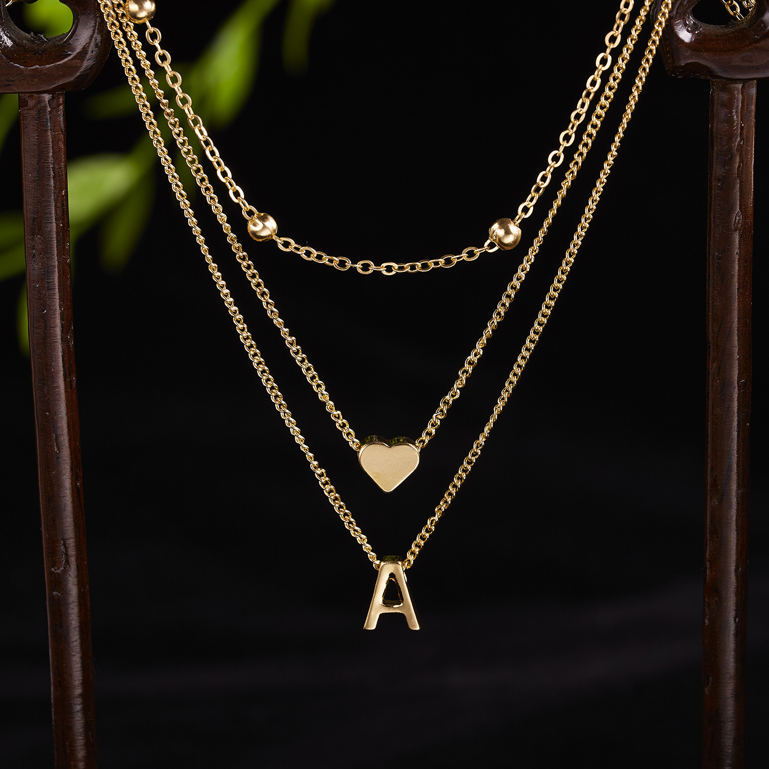 Double Layer Letter Love Heart Chocker Necklace for Women Gold Color Pendant Chain Fashion Jewelry Party Gift
Double Layer Letter Love Heart Chocker Necklace for Women Gold Color Pendant Chain Fashion Jewelry Party Gift