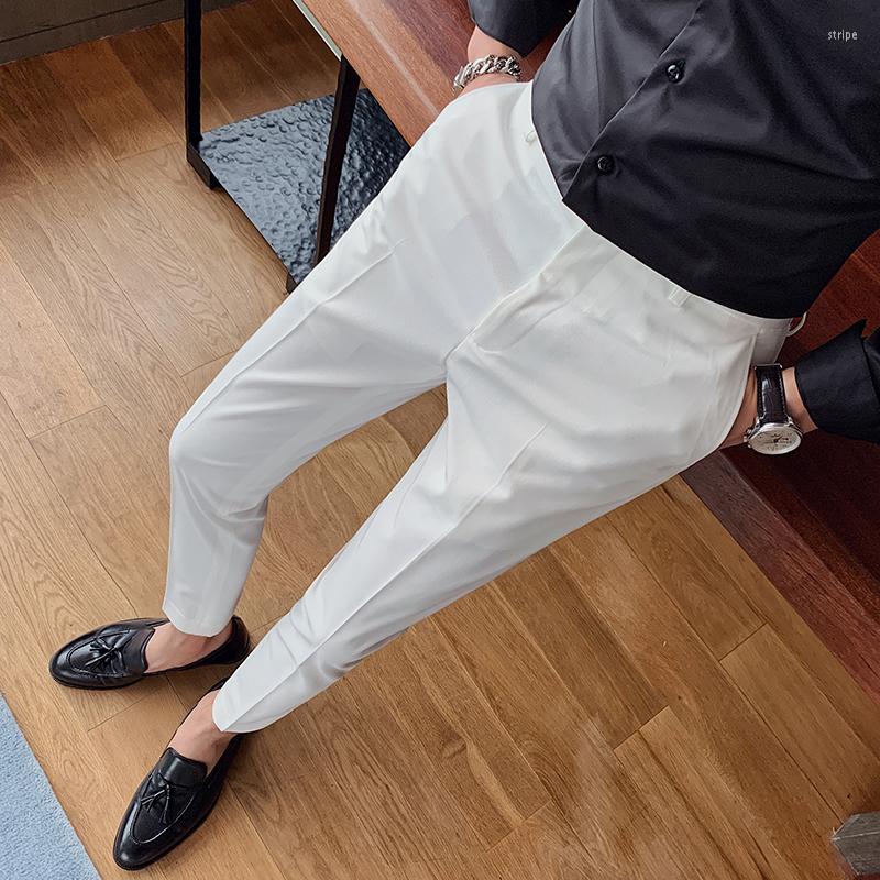 Men's Suits 2022 Spring Autumn Business Casual Men Pants Dress Formal Wear Slim Fit Fashion Straight Gentlemen Office Trousers F107, White
Men's Suits 2022 Spring Autumn Business Casual Men Pants Dress Formal Wear Slim Fit Fashion Straight Gentlemen Office Trousers F107, White