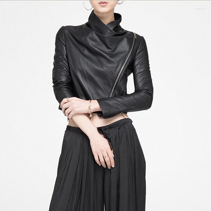 Women' Leather 2022 Vintage Pile Collar Genuine Jacket Women Sheepskin Zipper With Belt Veste Simili Cuir Femme, Picture shown
Women' Leather 2022 Vintage Pile Collar Genuine Jacket Women Sheepskin Zipper With Belt Veste Simili Cuir Femme, Picture shown