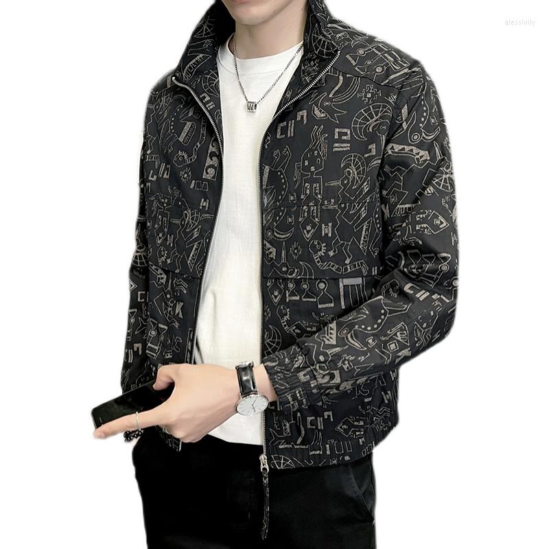 Men's Jackets For Men Spring And Autumn Casual Slim Stand Collar Cotton Print Zipper Fashion Outdoors Jacket Coat Outwear Mens Clothes, Black
Men's Jackets For Men Spring And Autumn Casual Slim Stand Collar Cotton Print Zipper Fashion Outdoors Jacket Coat Outwear Mens Clothes, Black
