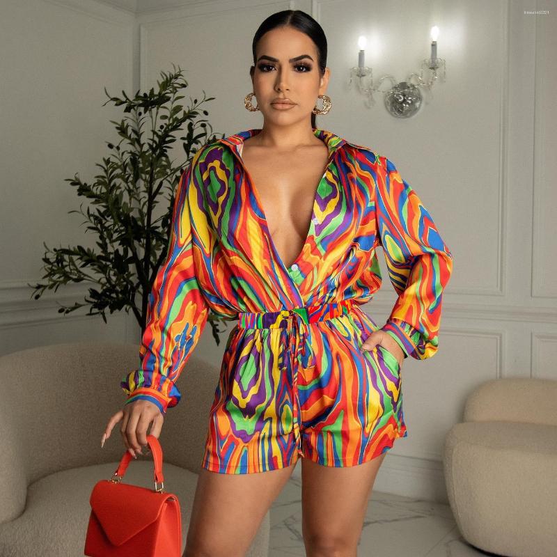 Women' Tracksuits 2022 Product Tie Dye Long Sleeve Shirts Blouses Top Female Loose Biker Shorts Suits Work Women Two Piece Sets, Multi
Women' Tracksuits 2022 Product Tie Dye Long Sleeve Shirts Blouses Top Female Loose Biker Shorts Suits Work Women Two Piece Sets, Multi
