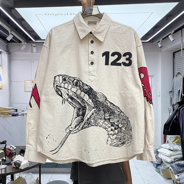 Long Sleeve Shirts Plus Size Tees Printed For Men High-Qulity Hip Hop Casual Shirt, Beige
Long Sleeve Shirts Plus Size Tees Printed For Men High-Qulity Hip Hop Casual Shirt, Beige