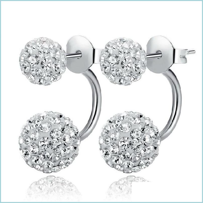 Charm 925 Sier Double Sided Earrings For Women Crystal Disco Ball Stud Korean Girl Jewelry Allergy Drop Delivery 2022 Dhgpt
Charm 925 Sier Double Sided Earrings For Women Crystal Disco Ball Stud Korean Girl Jewelry Allergy Drop Delivery 2022 Dhgpt
