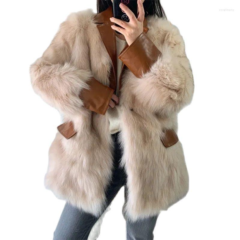 Women' Fur Autumn And Winter Imitation Coat Female Korean Fashion Loose Imitate In The Long Section Is Thin, Black
Women' Fur Autumn And Winter Imitation Coat Female Korean Fashion Loose Imitate In The Long Section Is Thin, Black