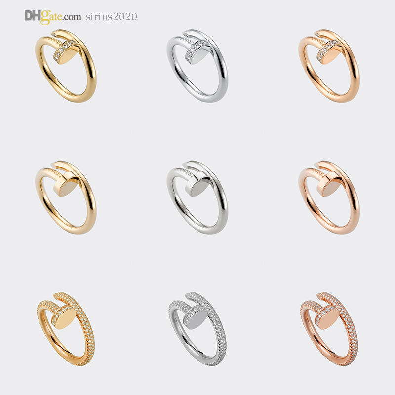 Nail Ring Designer Ring Wedding Diamonds Band Rings For Women Luxury Jewelry Titanium Steel Gold-Plated Never Fade Not Allergic Gold/Silver/Rose 21491608
Nail Ring Designer Ring Wedding Diamonds Band Rings For Women Luxury Jewelry Titanium Steel Gold-Plated Never Fade Not Allergic Gold/Silver/Rose 21491608