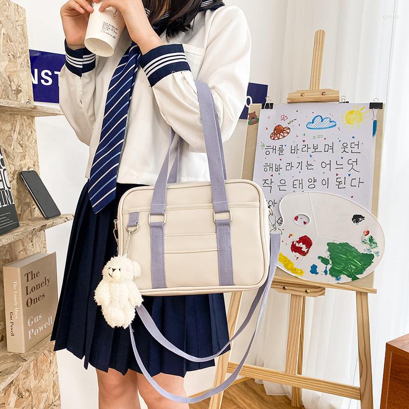 Evening Bags Japan Style Harajuku Uniform Women PU Shoulder Bag Satchels Girls Cosplay JK Kawaii Handbag Portable School Book Students, Beige
Evening Bags Japan Style Harajuku Uniform Women PU Shoulder Bag Satchels Girls Cosplay JK Kawaii Handbag Portable School Book Students, Beige