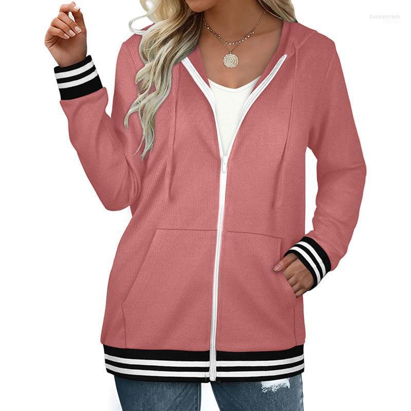 Women's Jackets Women's Women Casual Hooded Sweatshirt Adults Striped Long Sleeve Cardigan With Pockets Drawstring Multicolor Knitted, Black
Women's Jackets Women's Women Casual Hooded Sweatshirt Adults Striped Long Sleeve Cardigan With Pockets Drawstring Multicolor Knitted, Black