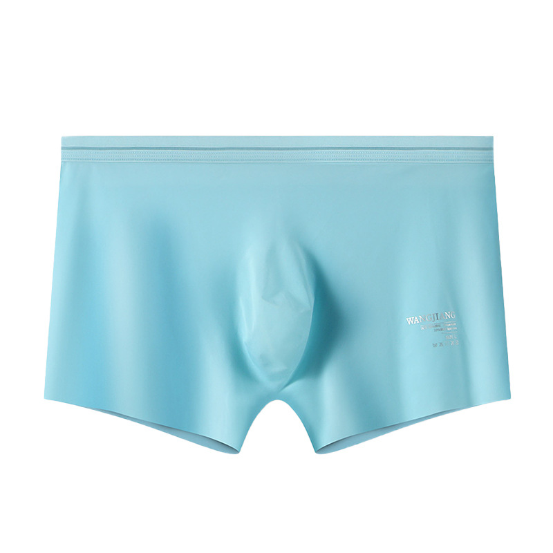 Men's underpants lingerie extra-thin ice silk 3D pouch seamless boxers Male sheer underwear quicky-drying nylon panthies #3058PJ, Gray
Men's underpants lingerie extra-thin ice silk 3D pouch seamless boxers Male sheer underwear quicky-drying nylon panthies #3058PJ, Gray