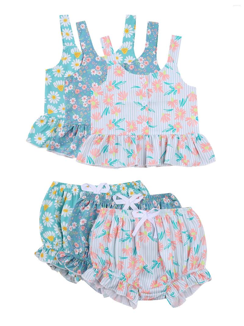 Clothing Sets Baby Camisole Shorts Ruffle Decoration With Small Daisy Print Elastic Waist Summer 6M-4T, Lake green
Clothing Sets Baby Camisole Shorts Ruffle Decoration With Small Daisy Print Elastic Waist Summer 6M-4T, Lake green