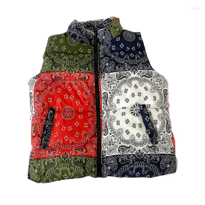Men's Vests Men's Fashion Bandana Waistcoat Cotton Padded Thick Warm Puffer Paisley Pattern Thermal Sleeveless Jacket, Black
Men's Vests Men's Fashion Bandana Waistcoat Cotton Padded Thick Warm Puffer Paisley Pattern Thermal Sleeveless Jacket, Black