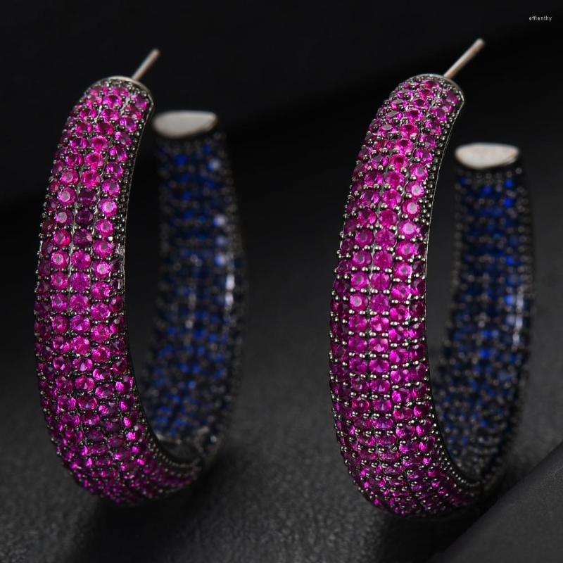 Hoop Earrings Blachette Luxury Cubic Zirconia Pave Setting Baguette Stones For Women's Unique Wedding Jewelry
Hoop Earrings Blachette Luxury Cubic Zirconia Pave Setting Baguette Stones For Women's Unique Wedding Jewelry