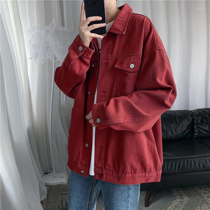 Men's Jackets Autumn 5 Color Cotton Denim Jacket Men Fashion Retro Pocket Mens Streetwear Loose Hip Hop Bomber -3XL, Black
Men's Jackets Autumn 5 Color Cotton Denim Jacket Men Fashion Retro Pocket Mens Streetwear Loose Hip Hop Bomber -3XL, Black