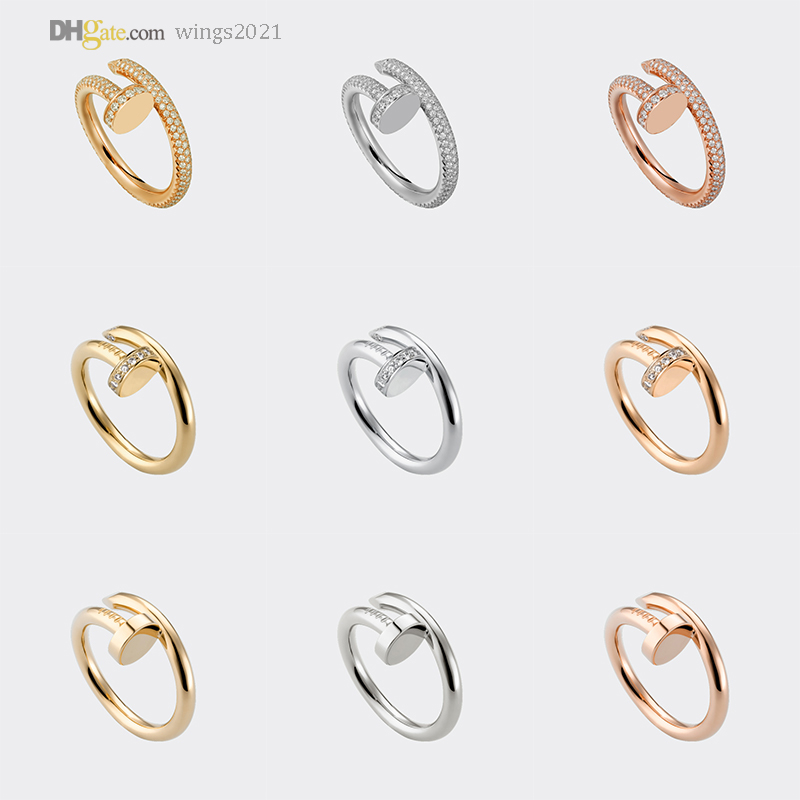 Nail Ring Designer Ring Lovers Classic Diamond-Pave Band Rings Luxury Jewelry Titanium Steel Gold-Plated Never Fade Not Allergic Gold,Silver,Rose Gold;Store/21417581
Nail Ring Designer Ring Lovers Classic Diamond-Pave Band Rings Luxury Jewelry Titanium Steel Gold-Plated Never Fade Not Allergic Gold,Silver,Rose Gold;Store/21417581