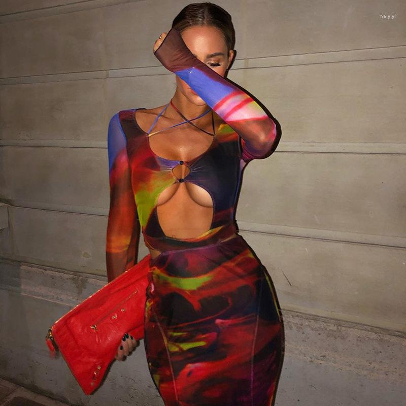 Casual Dresses Vintage Tie Dye Print Wrap Bodycon Midi Dress Sexy Hollow Out Skinny Full Sleeve Slim Fit Women Club Party Night Outfits, Multi
Casual Dresses Vintage Tie Dye Print Wrap Bodycon Midi Dress Sexy Hollow Out Skinny Full Sleeve Slim Fit Women Club Party Night Outfits, Multi