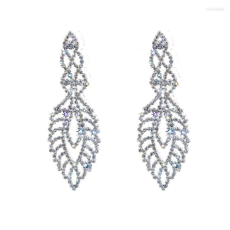 Dangle Earrings Chran Silver Plated Rhinestone Wedding For Women Leaf Design Bridal Bridesmaid Hanging Party Ladies Gift
Dangle Earrings Chran Silver Plated Rhinestone Wedding For Women Leaf Design Bridal Bridesmaid Hanging Party Ladies Gift