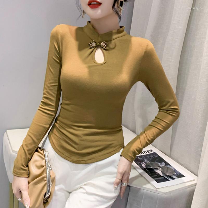 Women' T Shirts Black White Shirt Women Long Sleeve Stand Collar Hollow Out Buttons Sexy Top Irregular Short Female
Women' T Shirts Black White Shirt Women Long Sleeve Stand Collar Hollow Out Buttons Sexy Top Irregular Short Female