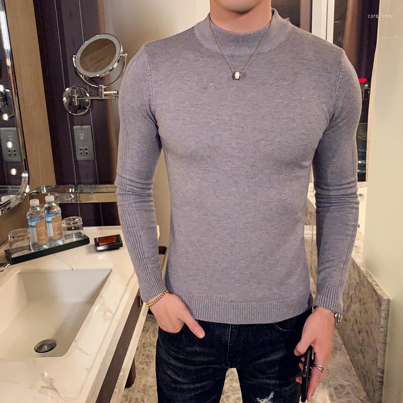 Men' Sweaters 2022 Autumn Winter High-end Slim Sweater Mens Half High Collar Solid Color Pullovers Men Clothing Fit Male Knitted, Black
Men' Sweaters 2022 Autumn Winter High-end Slim Sweater Mens Half High Collar Solid Color Pullovers Men Clothing Fit Male Knitted, Black