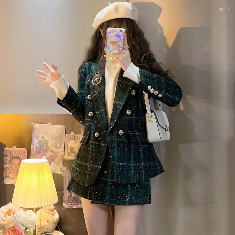 Women's Suits Women Long Sleeve Buttons Blazer Or High Waist Skirt Plaid Office Ladies Simple Versatile Casual Slim Clothing 2022, Only skirts
Women's Suits Women Long Sleeve Buttons Blazer Or High Waist Skirt Plaid Office Ladies Simple Versatile Casual Slim Clothing 2022, Only skirts