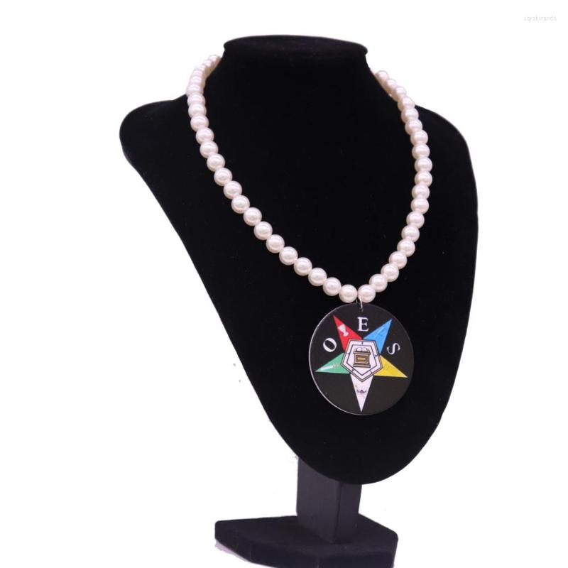 Choker Greek Letter Sorority Fraternity Order Of Easter Star Printed OES Pearl Necklaces Masonic Society Jewelry
Choker Greek Letter Sorority Fraternity Order Of Easter Star Printed OES Pearl Necklaces Masonic Society Jewelry