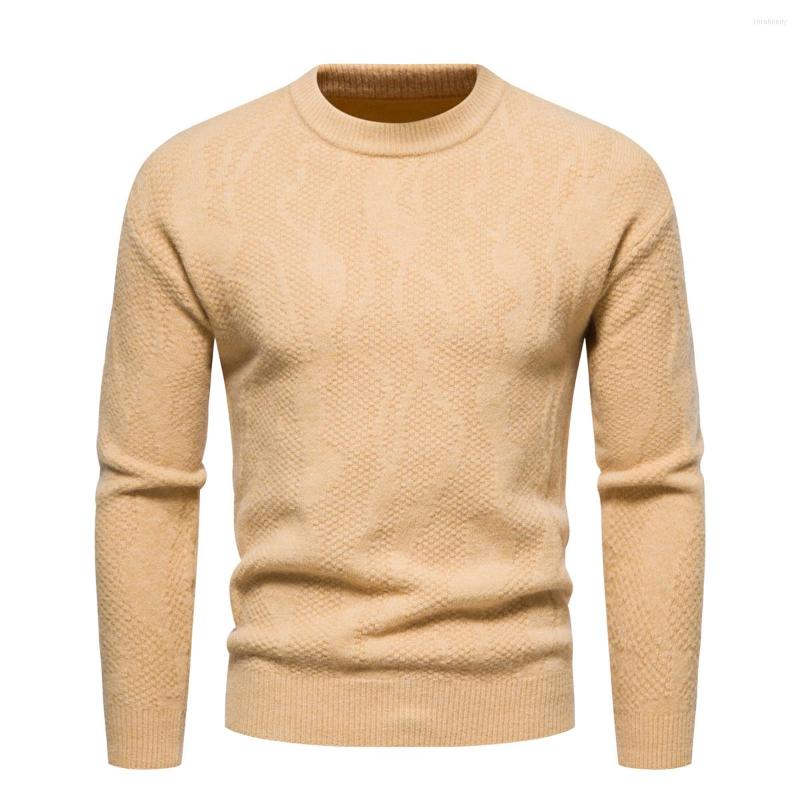 Men's Sweaters Arrival Men's Sweater Classical Solid Kintted Warm Breathable Long Sleeve Male Pullovers, White
Men's Sweaters Arrival Men's Sweater Classical Solid Kintted Warm Breathable Long Sleeve Male Pullovers, White