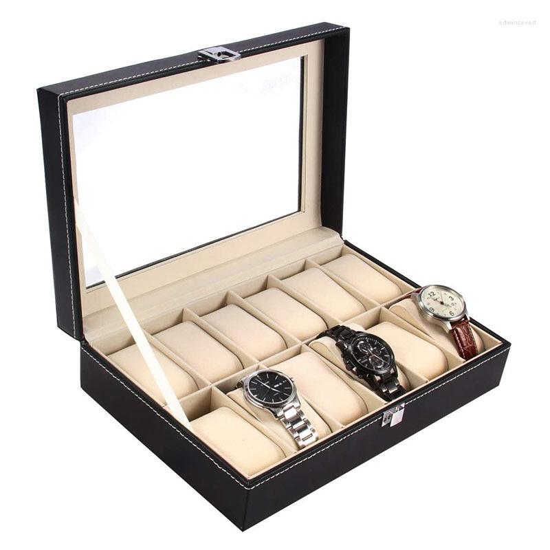 Watch Boxes Storage Large Space PU Leather Quartz Organizer Case Smart Quality Holder Display Stand Men Women Gifts
Watch Boxes Storage Large Space PU Leather Quartz Organizer Case Smart Quality Holder Display Stand Men Women Gifts