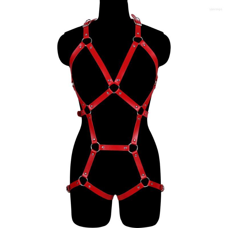 Bustiers & Corsets Goth Bondage Lingerie Leather Harness Garter Belt Top Set Harnss Body Cage Open Chest Bra Adjust Punk Sexy HarnessBustier, Red
Bustiers & Corsets Goth Bondage Lingerie Leather Harness Garter Belt Top Set Harnss Body Cage Open Chest Bra Adjust Punk Sexy HarnessBustier, Red