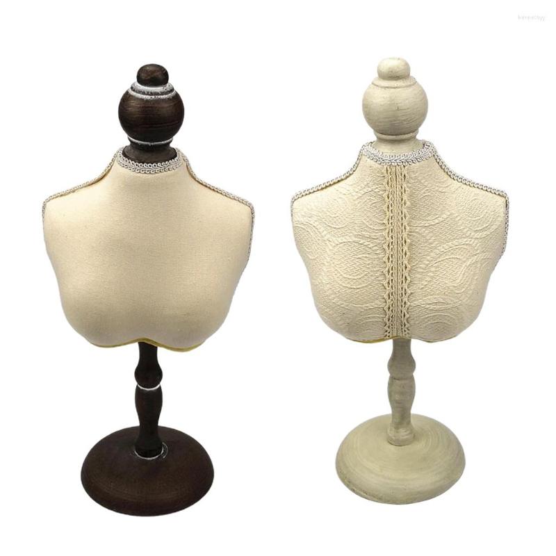 Jewelry Pouches Elegant Organizer Necklace Display Mannequin Bust With Wood Base Drop Chain Holder Choker Stand
Jewelry Pouches Elegant Organizer Necklace Display Mannequin Bust With Wood Base Drop Chain Holder Choker Stand