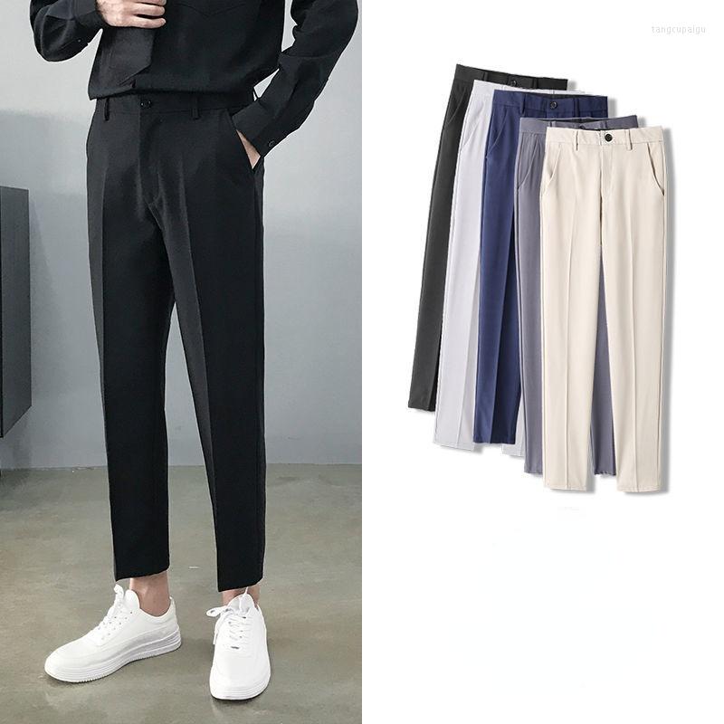 Men's Suits 2022 Spring Autumn Fashion Suit Pants Men's Slim Solid Color Business Society Dress Men Streetwear Wild Straight F88, Light gray
Men's Suits 2022 Spring Autumn Fashion Suit Pants Men's Slim Solid Color Business Society Dress Men Streetwear Wild Straight F88, Light gray