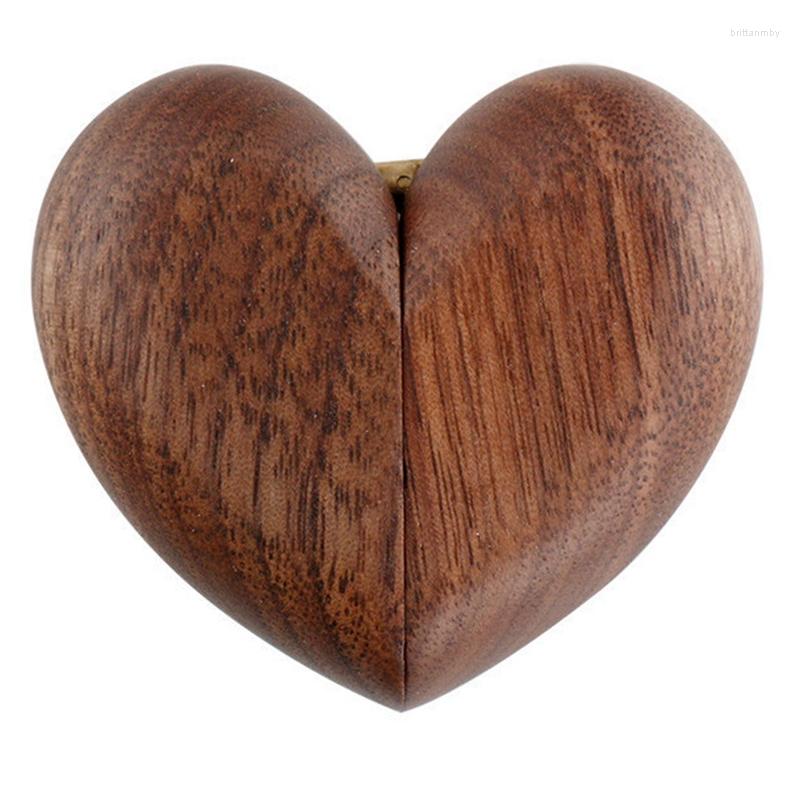 Jewelry Pouches Black Walnut Heart-Shaped Proposal Ring Box Retro Creative Storage Mini High-End Wedding/ Tanabata Gift Packing
Jewelry Pouches Black Walnut Heart-Shaped Proposal Ring Box Retro Creative Storage Mini High-End Wedding/ Tanabata Gift Packing