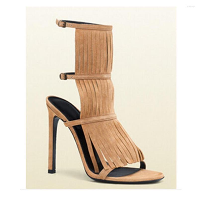 Sandals Luxury Women Shoes Est High Quality Fashion Sexy Thin Heel Black /Red/Khaki/Purple/Blue Suede Tassel Peep Toe, Picture shown
Sandals Luxury Women Shoes Est High Quality Fashion Sexy Thin Heel Black /Red/Khaki/Purple/Blue Suede Tassel Peep Toe, Picture shown