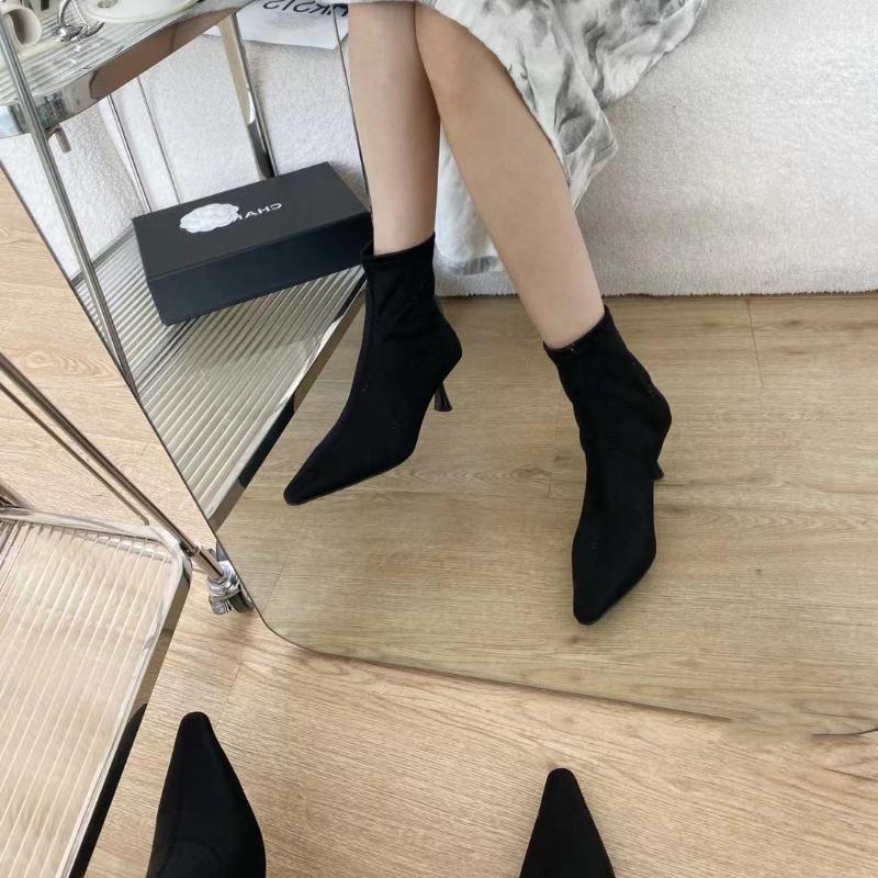 Boots Fashion Women Sock Pointed Toe Stretch Shoes Slip On Thin High Heels Wine Red/Black Casual Party Autumn Botas Size 35-39
Boots Fashion Women Sock Pointed Toe Stretch Shoes Slip On Thin High Heels Wine Red/Black Casual Party Autumn Botas Size 35-39
