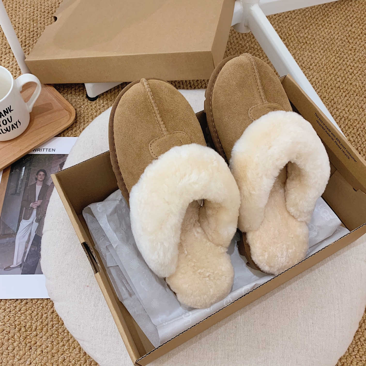 Boots Womens Tazz Slippers Fur Slides Classic Ultra Mini Platform Boot Tasman Slip-on Les Petites Suede Wool Blend Comfort Winter Designer, Grey
Boots Womens Tazz Slippers Fur Slides Classic Ultra Mini Platform Boot Tasman Slip-on Les Petites Suede Wool Blend Comfort Winter Designer, Grey