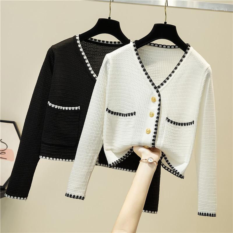 Women's Knits Women's & Tees 2022 Cropped Cardigan Small Incense Style Black Jacket Women Loose Long-sleeve Sunscreen Knitted Top, Black vest
Women's Knits Women's & Tees 2022 Cropped Cardigan Small Incense Style Black Jacket Women Loose Long-sleeve Sunscreen Knitted Top, Black vest