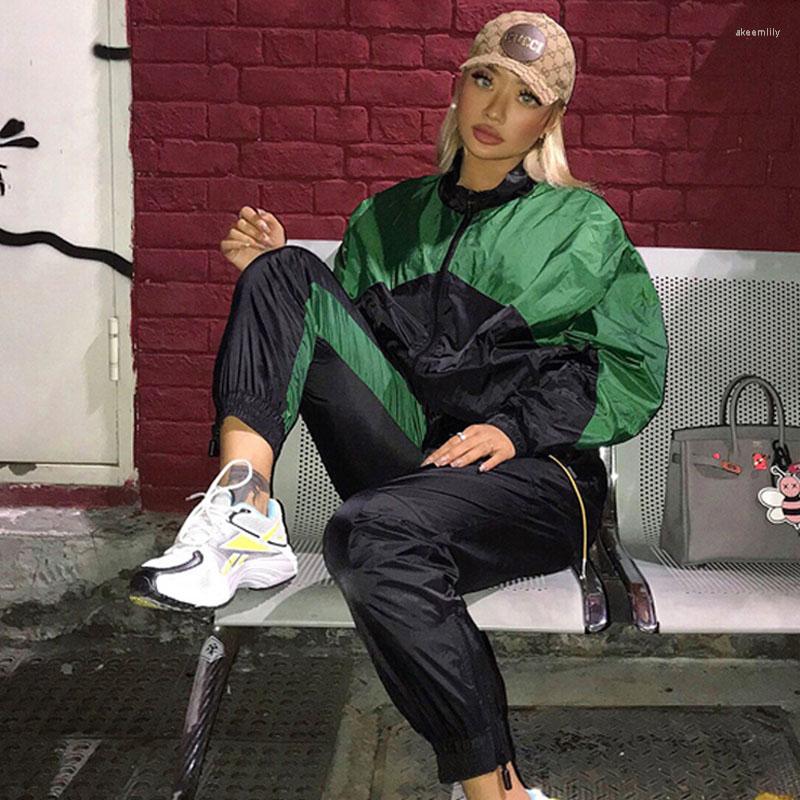 Women' Two Piece Pants 2-Color Street Classic Red And Green Color Matching High Quality Retro Elastic Casual Sports Suit, Color-2
Women' Two Piece Pants 2-Color Street Classic Red And Green Color Matching High Quality Retro Elastic Casual Sports Suit, Color-2
