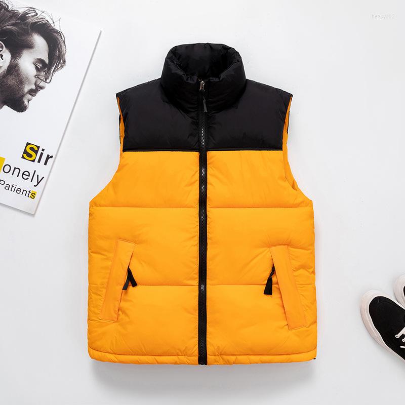 Men's Vests 202 Men's Winter Color Matching Cotton Vest Loose Casual Stand Collar Two-Color Sports, Black
Men's Vests 202 Men's Winter Color Matching Cotton Vest Loose Casual Stand Collar Two-Color Sports, Black