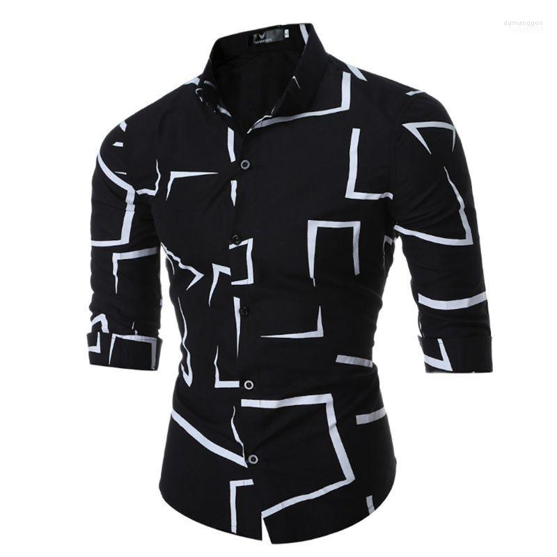 Men' Casual Shirts Men' 2022 Fashion Business Long Sleeved Shirt White Black Navy Smart Male Printing Close-fitting Social Dress Top, Csxk1- black
Men' Casual Shirts Men' 2022 Fashion Business Long Sleeved Shirt White Black Navy Smart Male Printing Close-fitting Social Dress Top, Csxk1- black