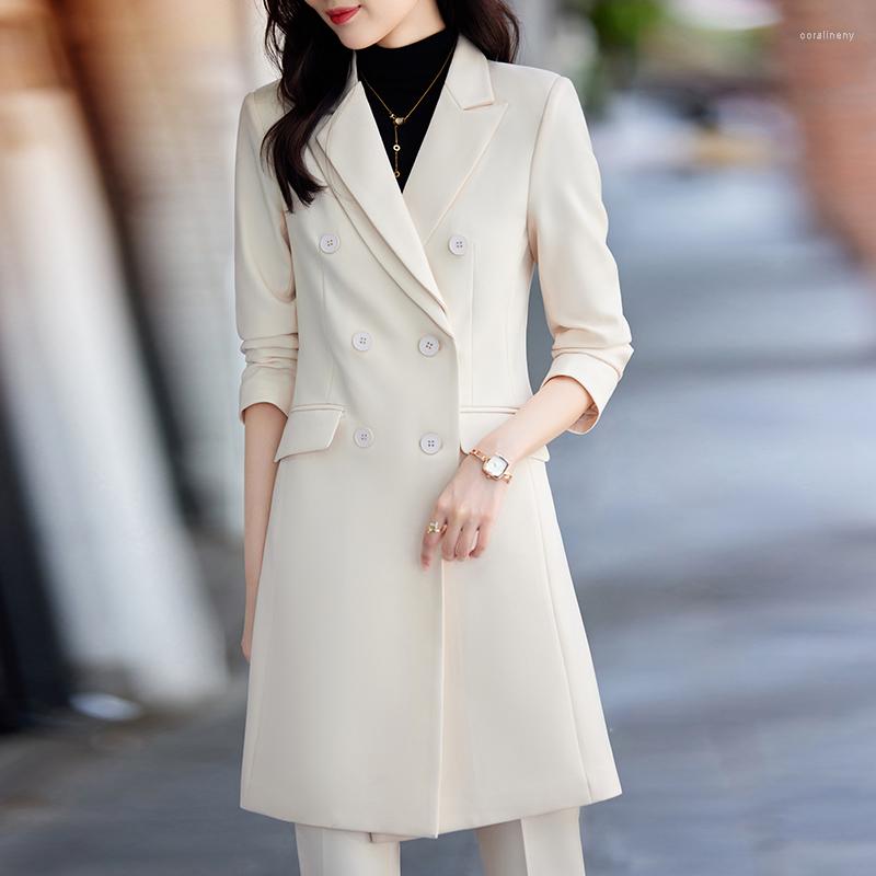 Women' Two Piece Pants Khaki High Quality Autumn Winter Formal Ladies Lengthen Blazer Women Business Suits Work Wear Office Uniform Jacket, Khaki blazer pants
Women' Two Piece Pants Khaki High Quality Autumn Winter Formal Ladies Lengthen Blazer Women Business Suits Work Wear Office Uniform Jacket, Khaki blazer pants