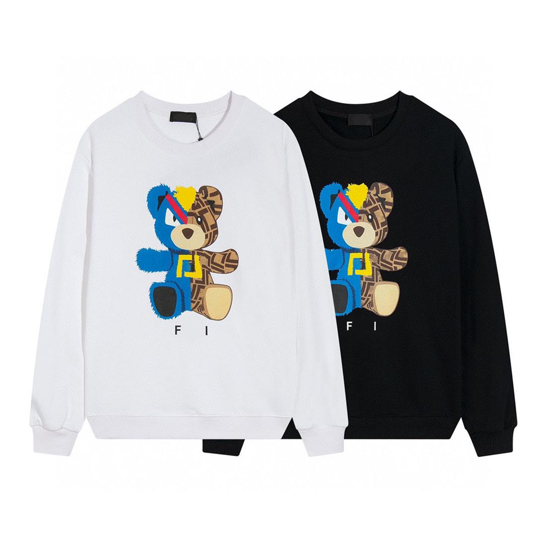 Spring and Autumn 2022 new men's and women's pure cotton hoodie colorful Maomao Bear lovers the same style, Black
Spring and Autumn 2022 new men's and women's pure cotton hoodie colorful Maomao Bear lovers the same style, Black