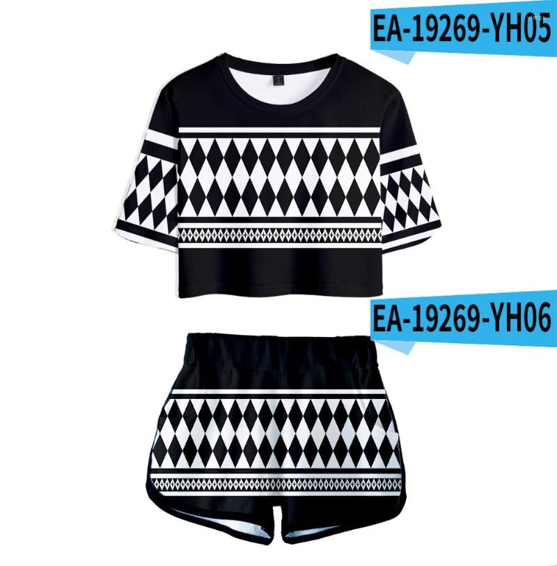 Women's Tracksuits Short Sleeve Women Sexy Shorts Lovely T-shirts Trendy Anime Tokyo Revengers 3D Print Dew Navel Sport Girl Suits Two Piece, 002
Women's Tracksuits Short Sleeve Women Sexy Shorts Lovely T-shirts Trendy Anime Tokyo Revengers 3D Print Dew Navel Sport Girl Suits Two Piece, 002