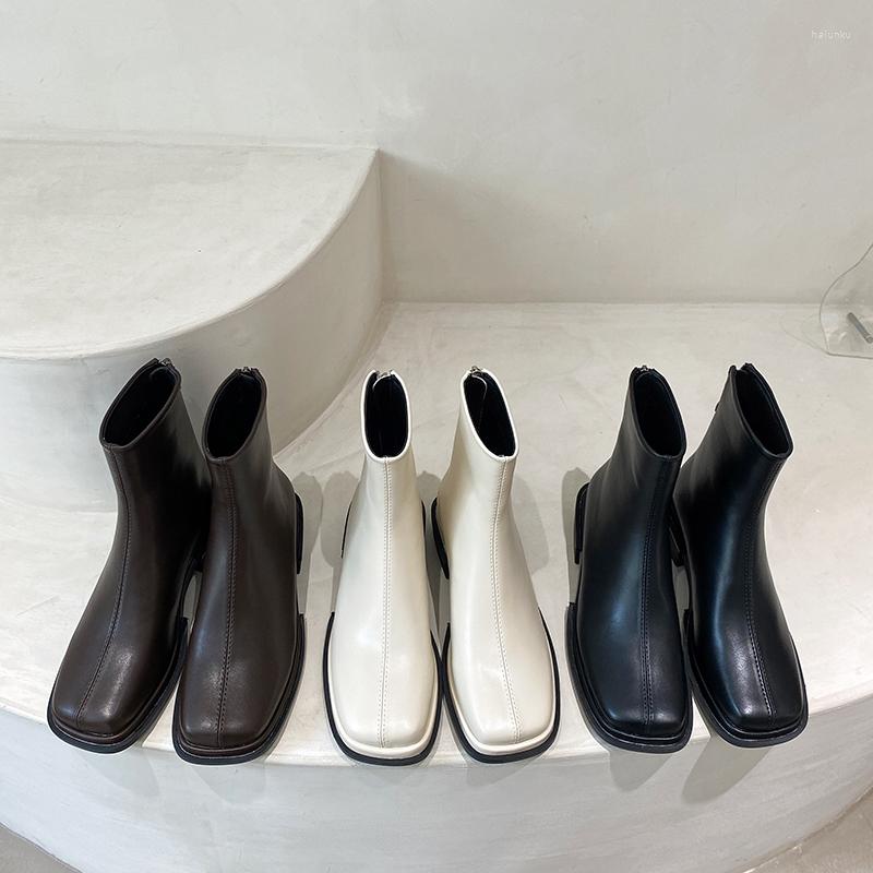 Boots Winter Women Ankle White Black Brown Square Toe Flat Low Heels Back Zipper 2022 Arrivals Stretch Shoes Booties
Boots Winter Women Ankle White Black Brown Square Toe Flat Low Heels Back Zipper 2022 Arrivals Stretch Shoes Booties