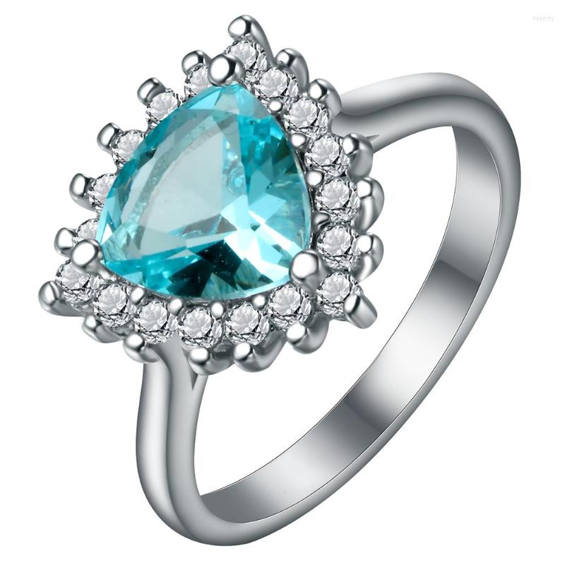 Wedding Rings SHUANGR Cubic Zirconia 925 Silver Crystal Zircon Dazzling Bridal Ring Engagement Jewelry
Wedding Rings SHUANGR Cubic Zirconia 925 Silver Crystal Zircon Dazzling Bridal Ring Engagement Jewelry