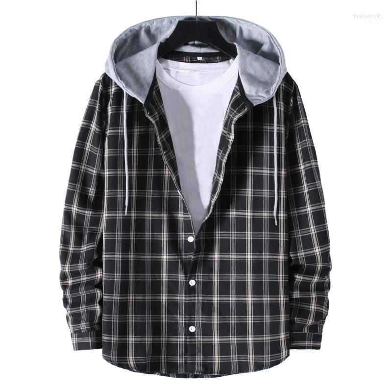 Men' Casual Shirts Men' Vintage Clothing Men Autumn And Winter Thick Cotton Plaid Long-sleeved Loose Hooded Jacket Single Breasted, Picture shown
Men' Casual Shirts Men' Vintage Clothing Men Autumn And Winter Thick Cotton Plaid Long-sleeved Loose Hooded Jacket Single Breasted, Picture shown